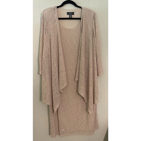 R&M Richards Mother of Bride Wedding Guest Jacket Dress Midi 22W Coastal Classic - Picture 1 of 10